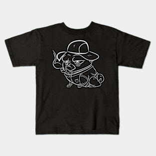 dog smoking Kids T-Shirt